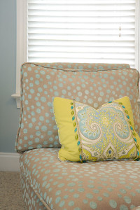 Window Works Studio multi-fabric pillow