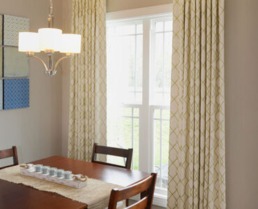 Window Works Studio Butterfly pleat drapery window treatments