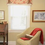 Window Works Studio valance and chair slipcover