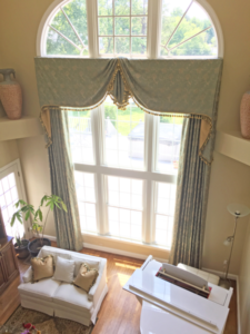 living room window treatments