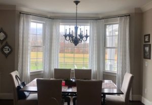 Bay or bow window treatment