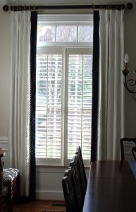 Casement Window treatment