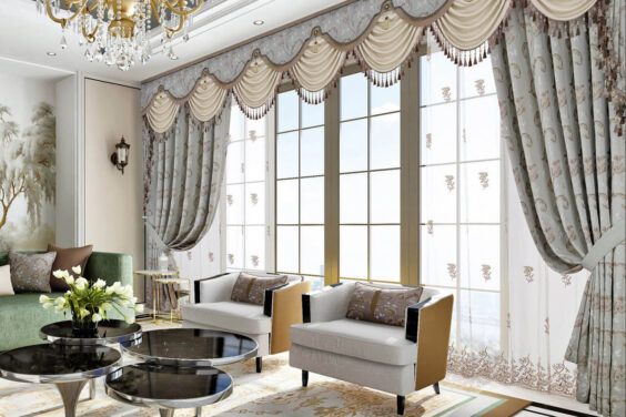 drapes with valance