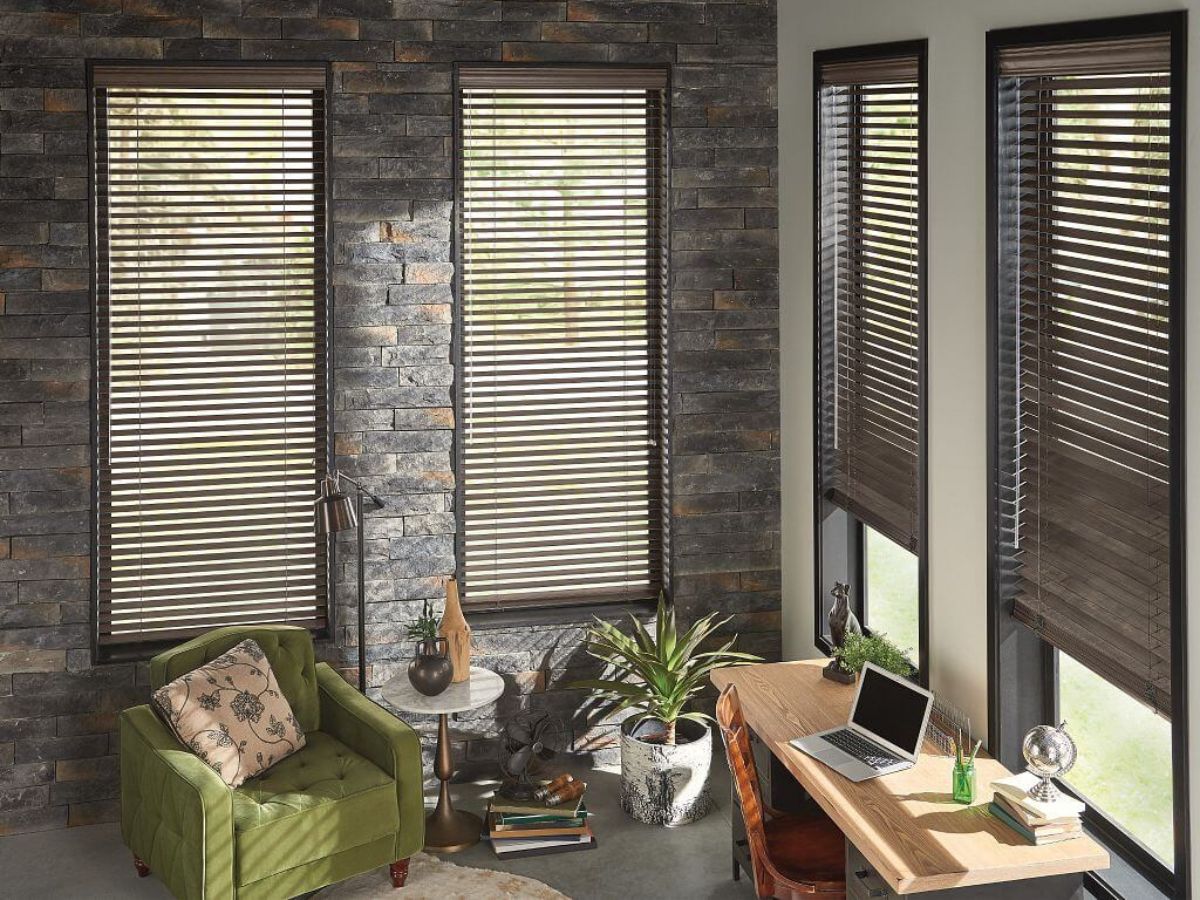 Whether you're working in a spare bedroom, a built-in nook, or a full room dedicated to your business, the best blinds for home office support your style