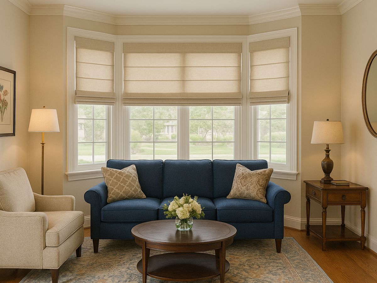 Bay windows can catch a lot of light, which is great until it isn’t. The best shades for bay windows give you control.